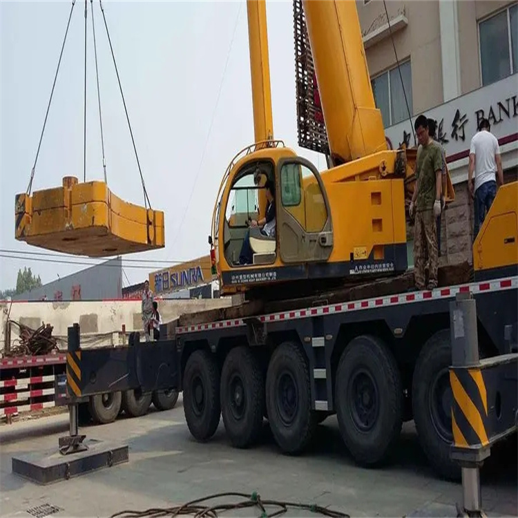 赣州赣县当地吊车出租|机器吊装|75吨|工厂搬迁服务